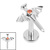 Titanium Internally Threaded Labrets 1.2mm - Titanium Jewelled Bat Wing Dagger - SKU 73877