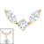 Titanium Internal Winged Orb - SKU 73906