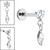 Titanium Internally Threaded Labrets 1.2mm - Titanium Jewelled Solitaire with Marquise Drop - SKU 73945