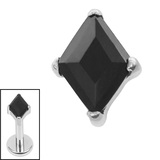 Titanium Internal French Cut Diamond - SKU 74027