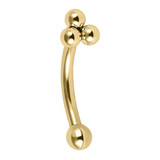 Titanium Internal Asia Trinity Micro Curve Bar - SKU 74136