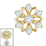 Titanium Internal Jewelled Kaleidoscope - SKU 74202