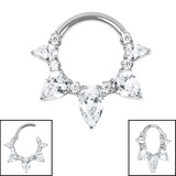 Titanium Anastasia Hinge Ring - SKU 74423