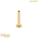 belong 14ct Solid Gold Threadless Labret Posts - SKU 74641