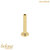 belong 14ct Solid Gold Threadless Labret Posts - SKU 74641