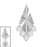 Titanium Internal Luminance Kite 1.2mm / Titanium / Crystal Clear