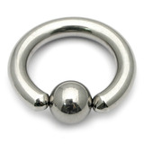 Titanium BCR 2.0mm Large Gauge (Ball Closure Ring) 2mm, 19mm, 6mm