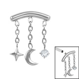 Titanium Internal Starry Night Top - SKU 75309