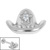 Titanium Internal Cowboy Hat 1.2mm, Clear / Titanium - alternative image