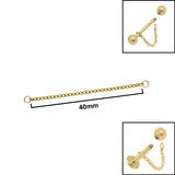 Titanium Piercing Connector Chains - SKU 75569
