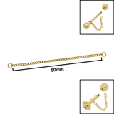 Titanium Piercing Connector Chains - SKU 75571