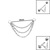 Titanium Piercing Triple Connector Chains - SKU 75574