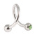 Steel Double Jewelled Spiral 1.2mm 1.2 / 10 / Light Green - alternative image