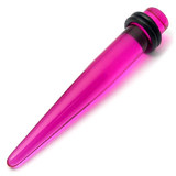 Acrylic Plain Stretcher - Straight 1.6-9mm 6mm, Purple