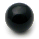 Acrylic Ball (Plain) 1.2mm, 4mm / Black