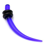 Acrylic Plain Claw Stretchers 2-8mm 3mm, Blue