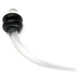 Acrylic Plain Claw Stretchers 2-8mm 4mm, Clear