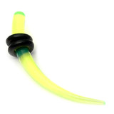 Acrylic Plain Claw Stretchers 2-8mm 4mm, Green