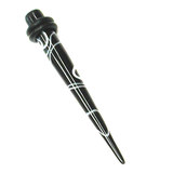 Acrylic Marble Stretcher - Straight 3 / Black