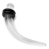 Acrylic Plain Claw Stretchers 2-8mm 8mm, Clear