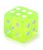 Acrylic Dice 1.2 / green