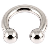 Steel Circular Barbell (CBB) 4mm Large Gauge 4mm, 14mm, 8mm, Internal Thread