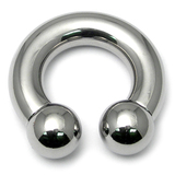 Steel Circular Barbell (CBB) 5mm Large Gauge 5mm, 14mm, 8mm, Internal Thread