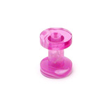 Acrylic Marble Screw Flesh Tunnel 4 / uv purple