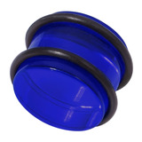 Acrylic Plug 12-24mm 14mm, Blue