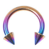 Titanium Coned Circular Barbells (CBB) (Horseshoes) - SKU 8851
