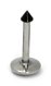 Steel Internally Threaded Labrets 1.2mm 1.2mm, 6mm, 2mm Black Steel Cone