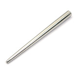Steel Tapered Insertion Pin 10mm Insertion Pin. Max diameter of pin is 10.1mm. Recess fits the thread from a 10mm shaft.