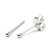 Silver Studs with Silver Ball ST4-ST5-ST6-ST7-ST20-ST21-ST22-ST26-ST27-ST28 - SKU 9235