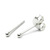 Silver Studs with Silver Ball ST4-ST5-ST6-ST7-ST20-ST21-ST22-ST23-ST24-ST25-ST26-ST27-ST28 - SKU 9235