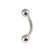 Titanium Curved Bar 1.6mm with 4-4 balls - SKU 9318