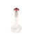 Bioflex Push-fit Labret with Titanium Jewelled Disk (2.35mm Disk) - SKU 9426