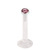 Bioflex Push-fit Labret with Steel Jewelled Disk - SKU 9543