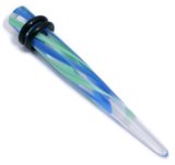 Acrylic Tornado Stretcher 5 / blue green combination