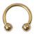 Titanium Circular Barbells (CBB) (Horseshoes) 1.2mm - SKU 9857