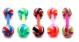 Acrylic Flex Barbells - all styles - SKU 9994