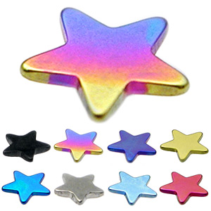 Dermal Anchor Attachments - Stars