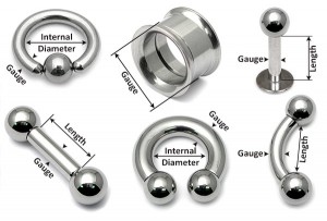 How To Measure Body Piercing Jewellery