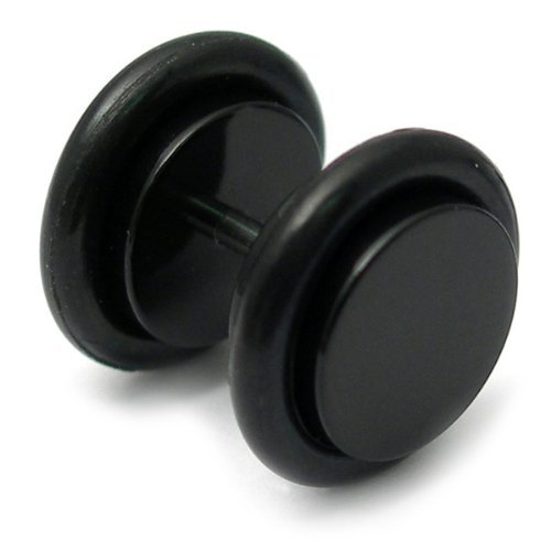 Acrylic Fake Plug - Black