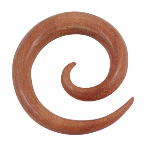 Organic Wood Spiral Expanders - Sawo Wood