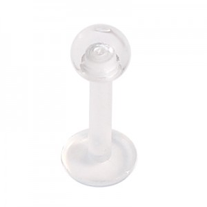 Bioflex Labret with clear ball