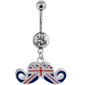 Belly Bar - Union Jack Moustache