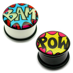 BANG, POW, BAM Comic Plugs