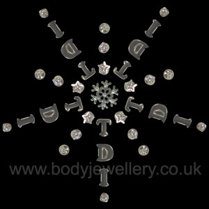 Body Jewellery Snowflake Design No 6