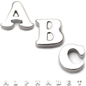 Alphabet  Threaded Attachments