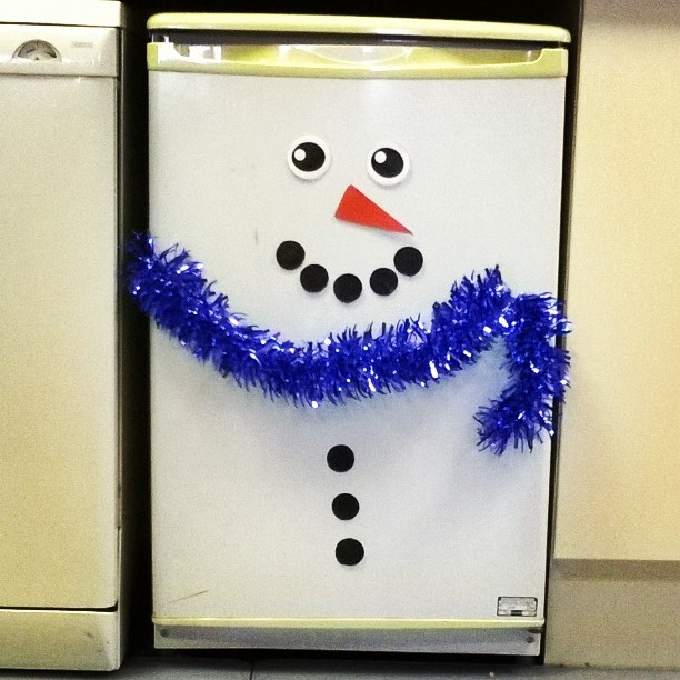 TDi snowman fridge